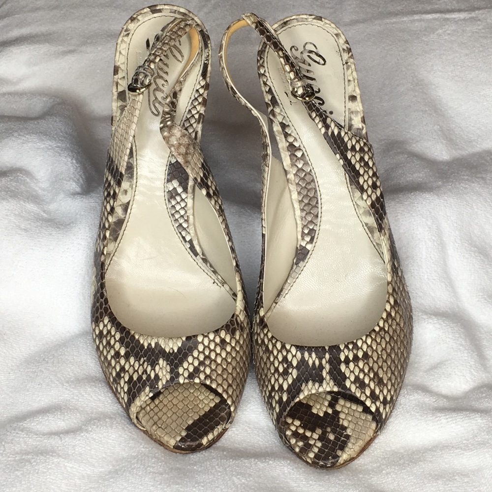 Gucci Snakeskin, Heels